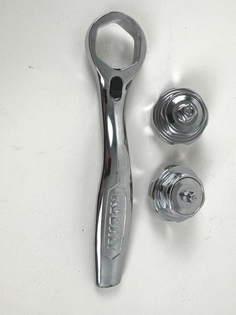 Kobalt 4-in-1 Palm Ratchet Handle 1/4" & 3/8" Drive MC-215